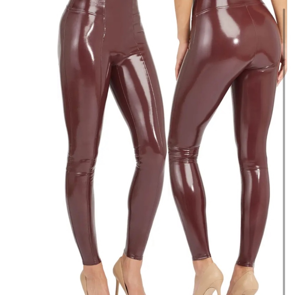 Spank faux leather pants size m NWT